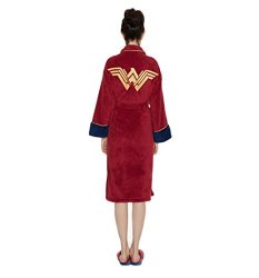 Womens Red Wonder Woman Dc Comics Batman V Superman Dressing Gown