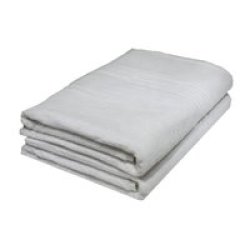 Hotel Collection Bath Towels 600GSM Optical White 2 Pack
