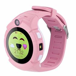 Children Smartwatch Touch Screen Kids Smartwatch Q360 Anti Lost Round Touch Screen Kids Smartwatch Supports Wifi Gps Take Photos Perfect For Children Use Pink