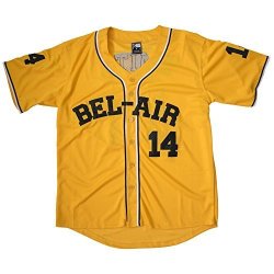 Molpe Smith 14 Bel Air Baseball Jersey S-xxxl Yellow L