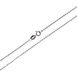 Wellme Sterling Silver Gliding Rolo Cable Chain Necklace 16-24 1MM Width 55CM 22 Inches