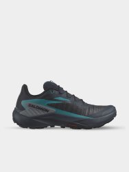 Salomon Mens Genesis Dark Grey blue Trail Running Shoes