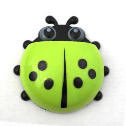 4AKID Ladybug Toothbrush Holder - Assorted Colours - Green