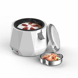 MINI Rice Cooker Travel Rice Cooker Small With Non-stick Pot Keep Warm Function Suitable For 1-2 People - For Cooking Soup Rice Stews Grains