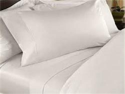 Luxury 500TC Fitted Sheet - Queen Size White Colour