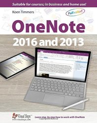 Onenote 2016 And 2013 Computer Books