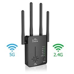 Wifi Range Extender Repeater 2020 Upgraded 1200MBPS Wireless Wifi Signal Booster 2.4 And 5GHZ Wifi Extender Signal Amplifier With Ap router repeater Mode