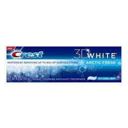 Crest 3D White Arctic Fresh Toothpaste Icy Cool Mint 4-OUNCE Carton Pack Of 2