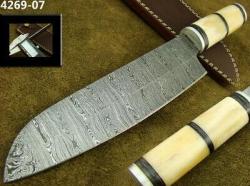 SA Knives Handmade Damascus Steel Chef's Knife