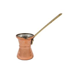 Copper Brass Stovetop Coffee Pot Briki Ibrik Cezve - N3 160ML