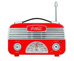 Coca-cola Coca Cola CCR01 Vintage Style Am fm Radio