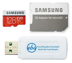 Samsung 128GB Micro Sdxc Evo+ Plus Memory Card For Samsung Phone Works With Galaxy S20 S20+ S20 Ultra 5G S10 Lite Phone MB-MC128GA Bundle