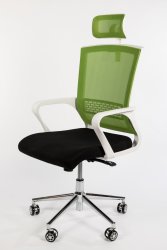 Inifinity Homeware Infinity Milan Ergonomic Office Chair in Green & White