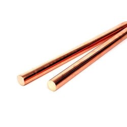 3/8 x 6 Pin Stock Round Rod- Copper, Brass or Stainless Steel- 1pc