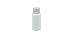 50ML White Hdpe Bottle - Various Tops