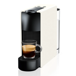 Nespresso Essenza MINI C30 Coffee Machine - Pure White + Three Free Coffee Sleeves
