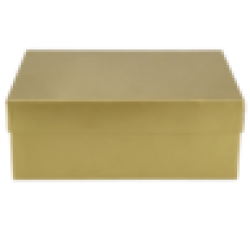 Rectangular Gold Gift Box Size 5