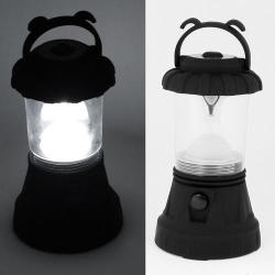 Built-in Hook Round Base 11 LED Bulbs Camping Fishing Bivouac Lantern Light