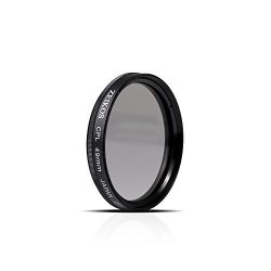 Zeikos 49MM Cpl Circular Polarizer Multi-coated Glass Filter W Rotating Mount For Canon Ef 50MM F 1.8 Stm Pentax 100MM F 2.8 Sony 50MM F 1.8 &