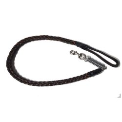 Large Leather Leash With Spring For Dogs 135CM