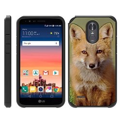 Turtlearmor Compatible For LG Stylo 3 Case LG Stylus 3 Case Stylo 3 Plus Fitted Hybrid Shell Shockproof Tpu Case Animal Design - Baby Fox