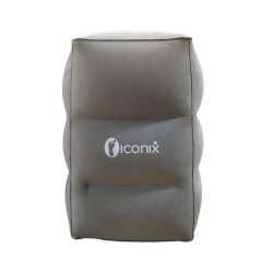 Iconix 3 Layer Adjustable Inflatable Travel Footrest with Air Pad