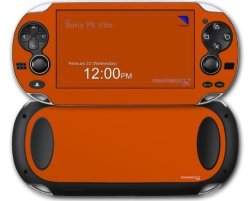 Sony Ps Vita Skin Solids Collection Burnt Orange By Wraptorskinz
