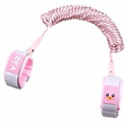 Reflective Anti Lost Wrist Link Toddler Safety Harness Leash For Kids Child 1.5M 4.9FT Light Pink