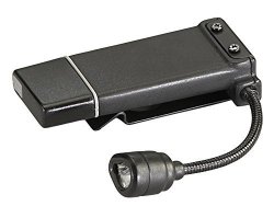 Streamlight 61126 Clipmate USB Rechargeable Clip-on Light With 120V Ac Adaptor And Black white red LED