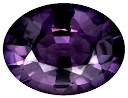 1.85ct Tanzanian Spinel G.i.s.a.certified Dark Purple Vvs