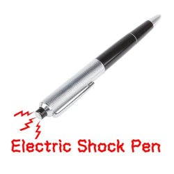 Whitelotous Funny Pen Electric Shock Joke Prank Trick Toy Gift Fun
