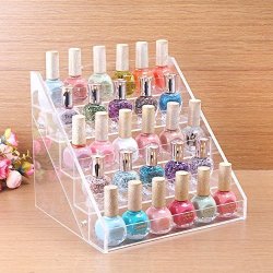 Fdrirect Clear Acrylic Beauty Makeup Drop Shipping Nail Polish Storage Organizer Rack Display Stand Holder 65 Bot