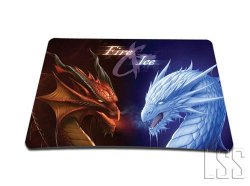 Fire & Ice Dragons 1 X Standard 7 X 9 Rectangle Non - Slip Rubber Mouse Pad