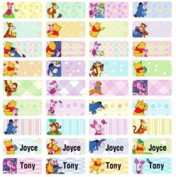 Winnie The Pooh Name Labels Name Stickers 100 Pcs Small