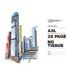 Freedom Stationery 32P A3L Drawing Books No Tissue X 10
