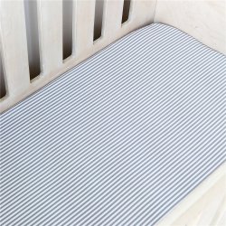Tonota Stripe Cot Fitted