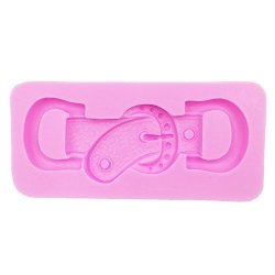 Funshowcase Strap Belt And Buckle Candy Silicone Mold For Cake Decoration Clay Crafting