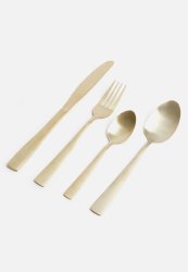 Cutlery Set 16PCS - Matte Gold