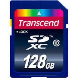 Transcend 128gb Sdxc Card - Class 10 -ts128gsdxc10
