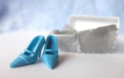 Blue Mary-jane Shoes For Barbie