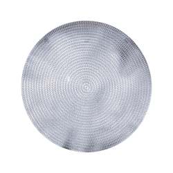 Silver Round Placemat Set Of 2