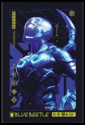 DC Comics : Blue Beetle Alien Biotech Poster With Black Frame
