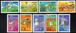 Lesotho - 1988 75th Anniversary Of Tennis Federation Set Mnh Sg 843-851