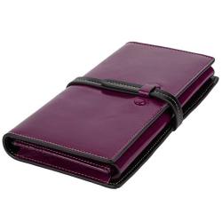 Yaluxe Women's Luxury Wax Genuine Leather Wallet Smartphone Holder