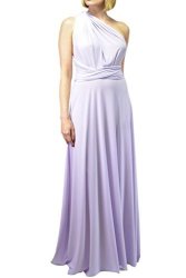 Von Vonni Infinity transformer convertible Maxi Dress Pale-lilac One Size Fits Usa 2-10