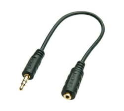 20CM 3.5MM Male To 2.5MM Female Audio Adapter Cable 35699