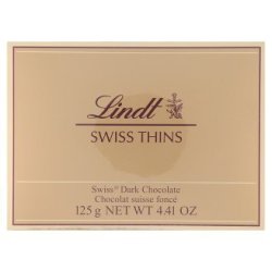 Lindt Swiss Thins Dark Chocolate 4.41 Ounce