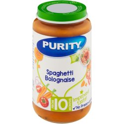 Purity 10 Months 250ML - Spaghetti Bolognaise Spaghetti Bolognaise