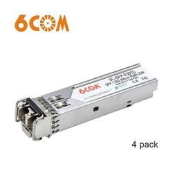10GTEK For Cisco Glc-sx-mmd Glc-sx-mm Sfp-ge-s Gigabit Sfp Sx Transceiver 1000BASE-SX Mmf 850NM 550M Pack Of 4