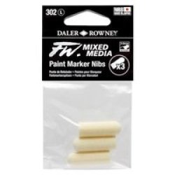 Dr. Fw. 302 Mixed Media Paint Marker Nibs Large 3-6MM 3 Pack